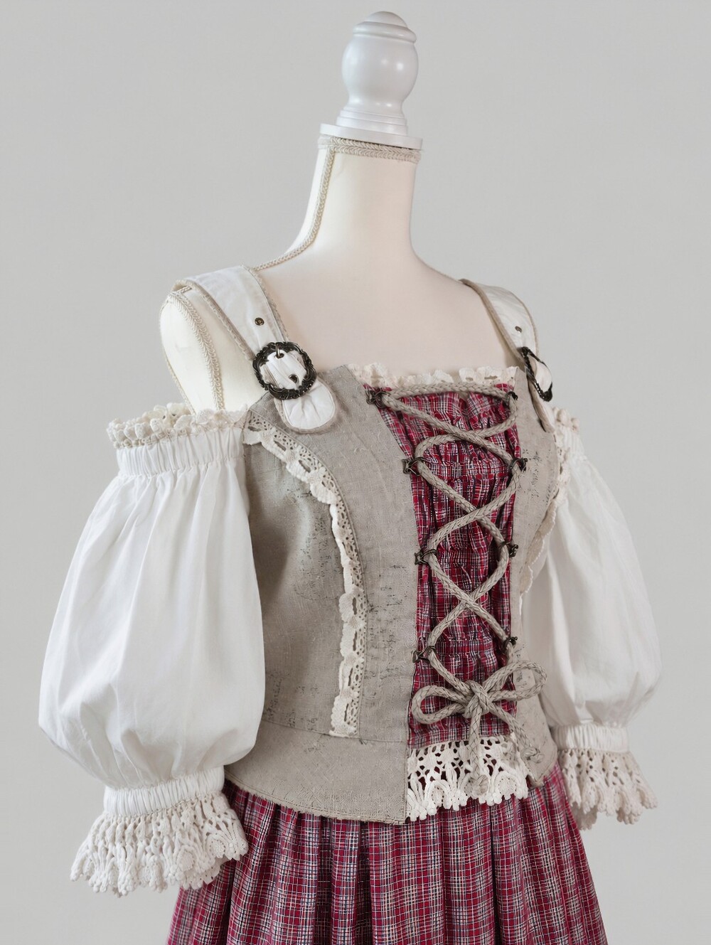 Vintage Dirndl Blouse and Skirt Set, Cottagecore, Whimsy, Trachten, Oktoberfest